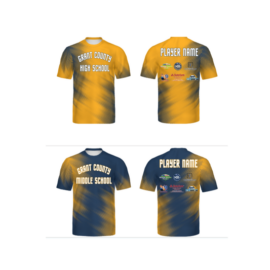 SHORT SLEEVE 100% POLYESTER SUBLIMATED TEE SHIRT